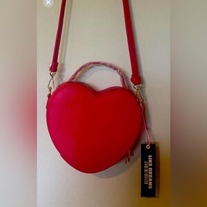 Like Dreams red heart shaped purse new with tags